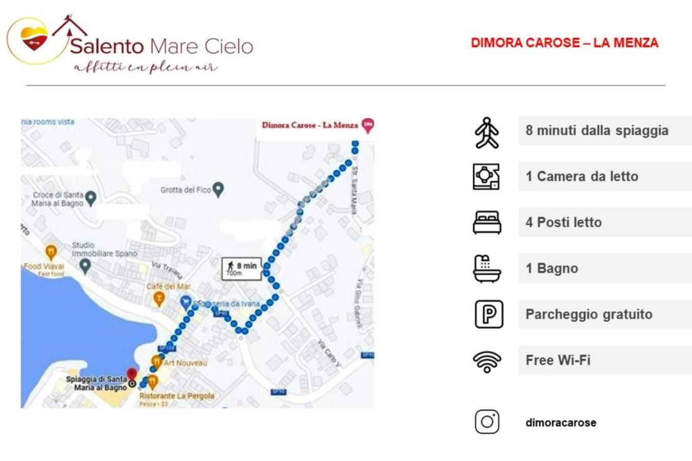 Dimora Carose Apartment Santa Maria al Bagno Ngoại thất bức ảnh
